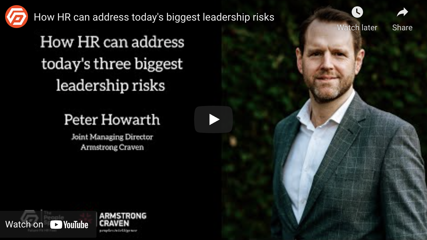 How HR leaders should be addressing leadership risk